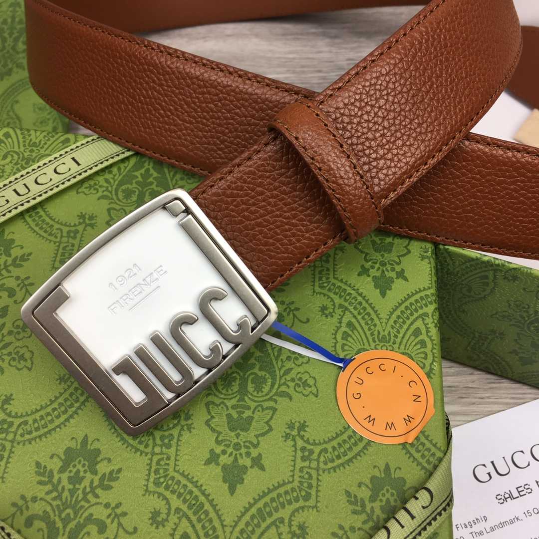 Gucci Leather Belt  35mm - DopestKickz