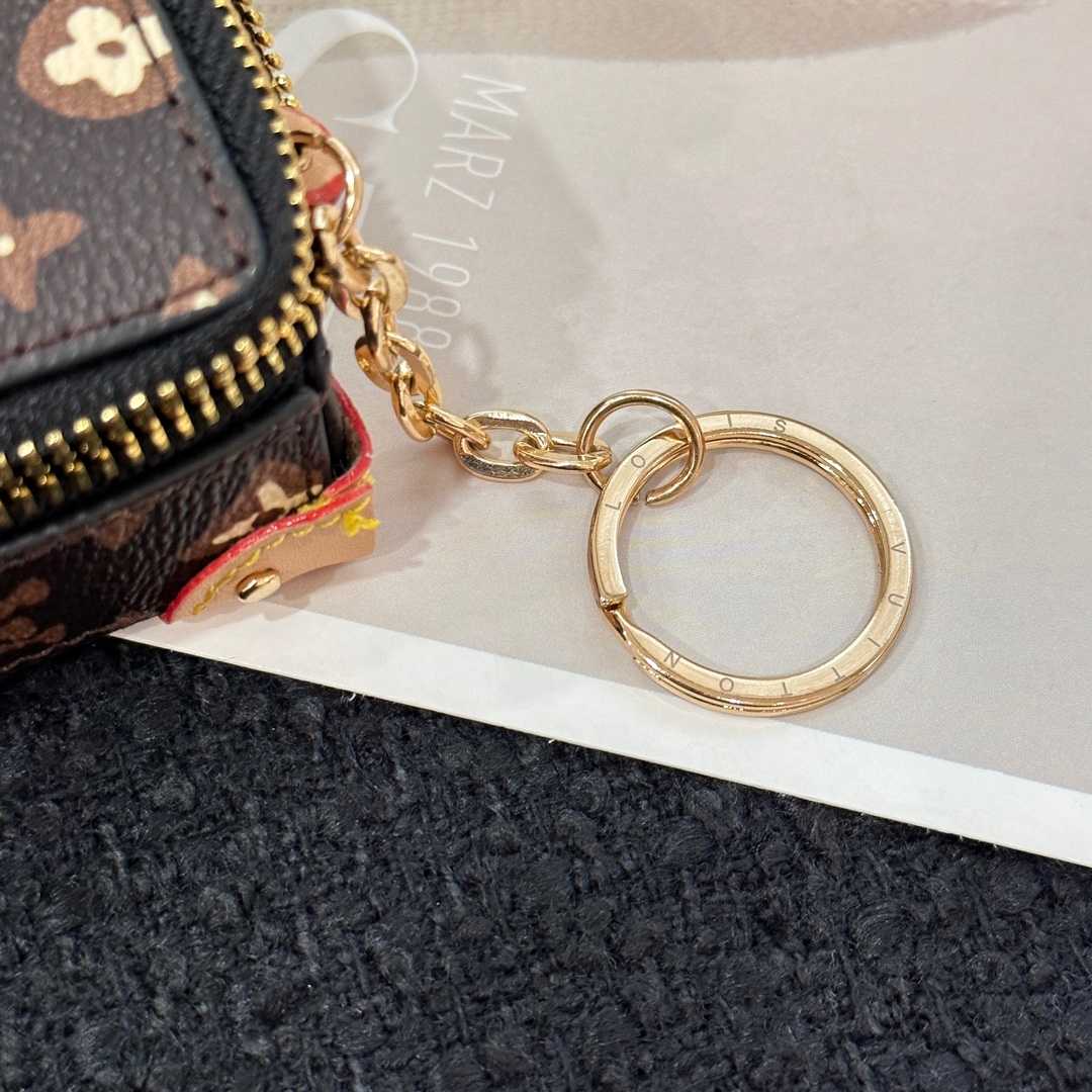 Louis Vuitton Monogram Craggy Trunk Key Holder and Bag Charm   M01943 - DopestKickz