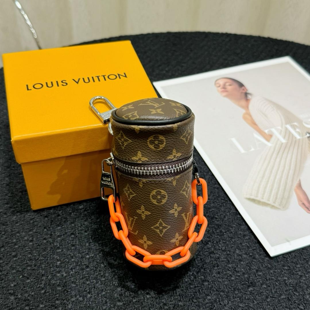 Louis Vuitton Monogram Barrel Pouch Bag Charm - DopestKickz