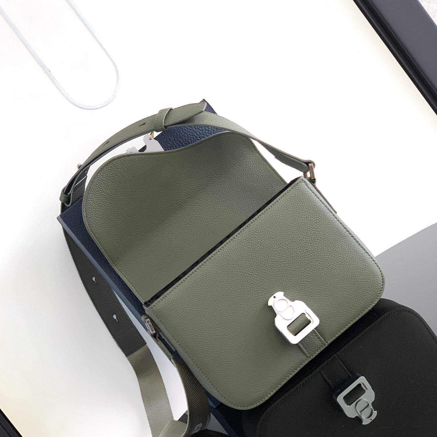 Dior Small Saddle Messenger Bag With Flap - DopestKickz