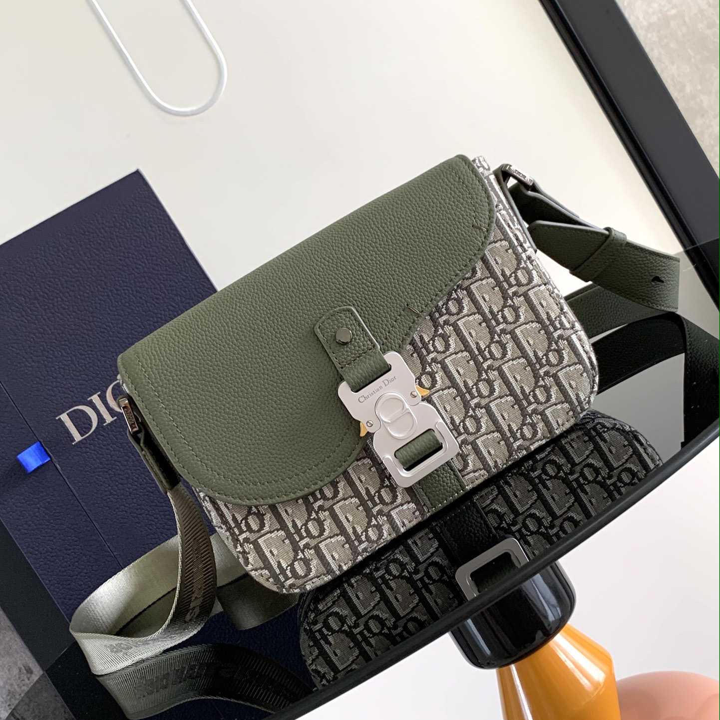 Dior Small Saddle Messenger Bag With Flap - DopestKickz