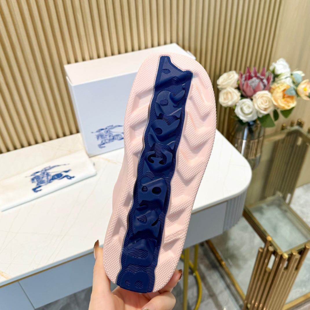 Burberry Leather Box Sneakers - DopestKickz