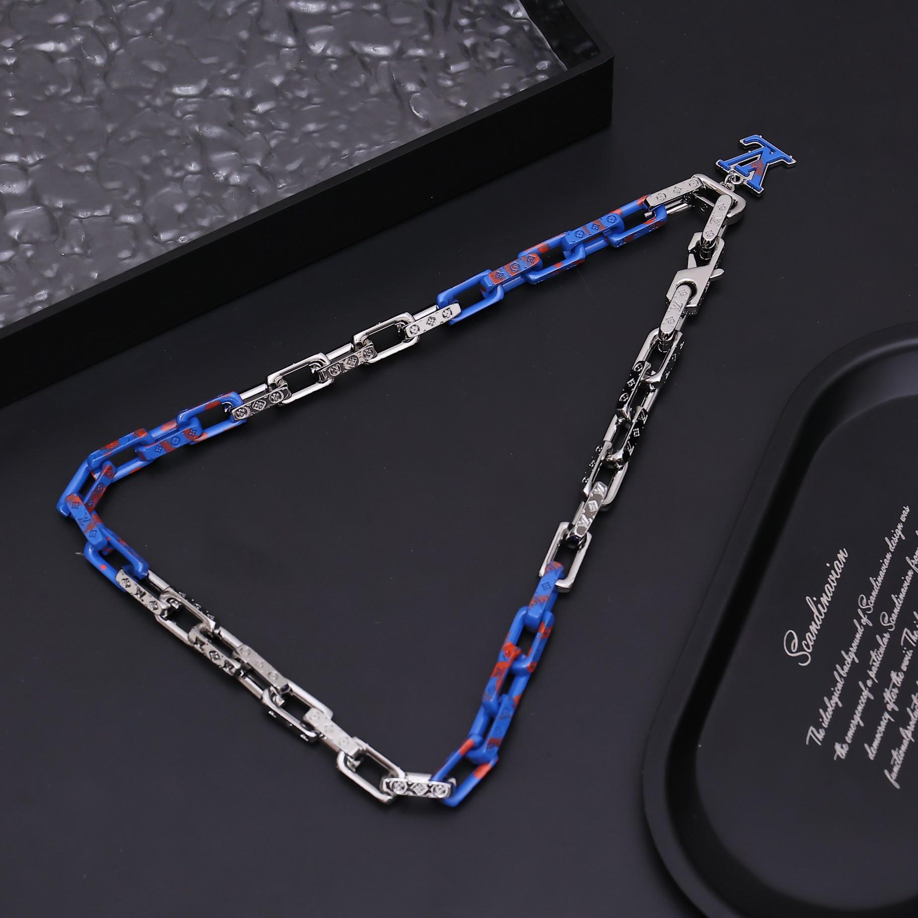 Louis Vuitton Monogram Chain Necklace   M01494 - DopestKickz