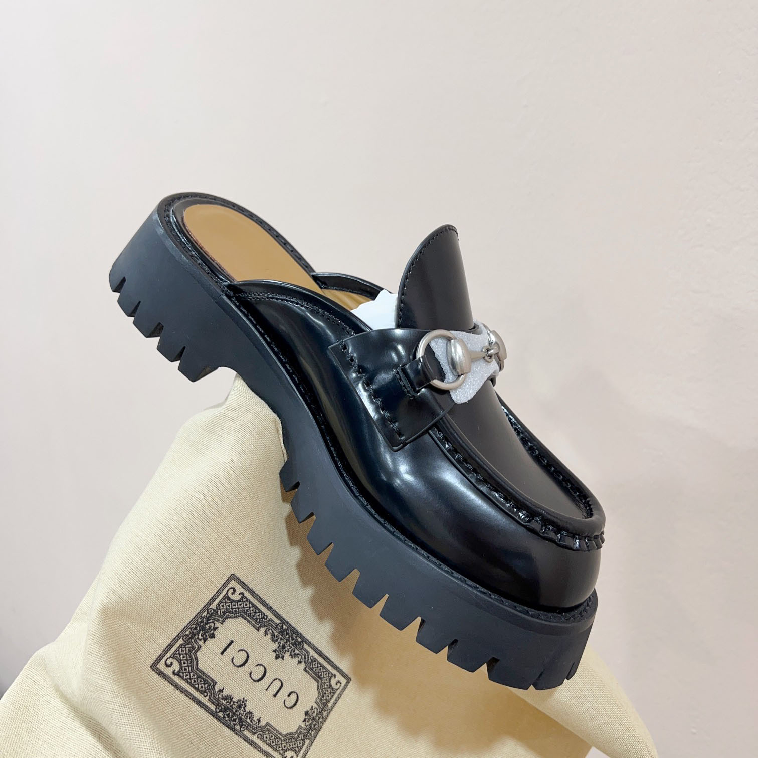 Gucci Women's Mule With Horsebit - DopestKickz