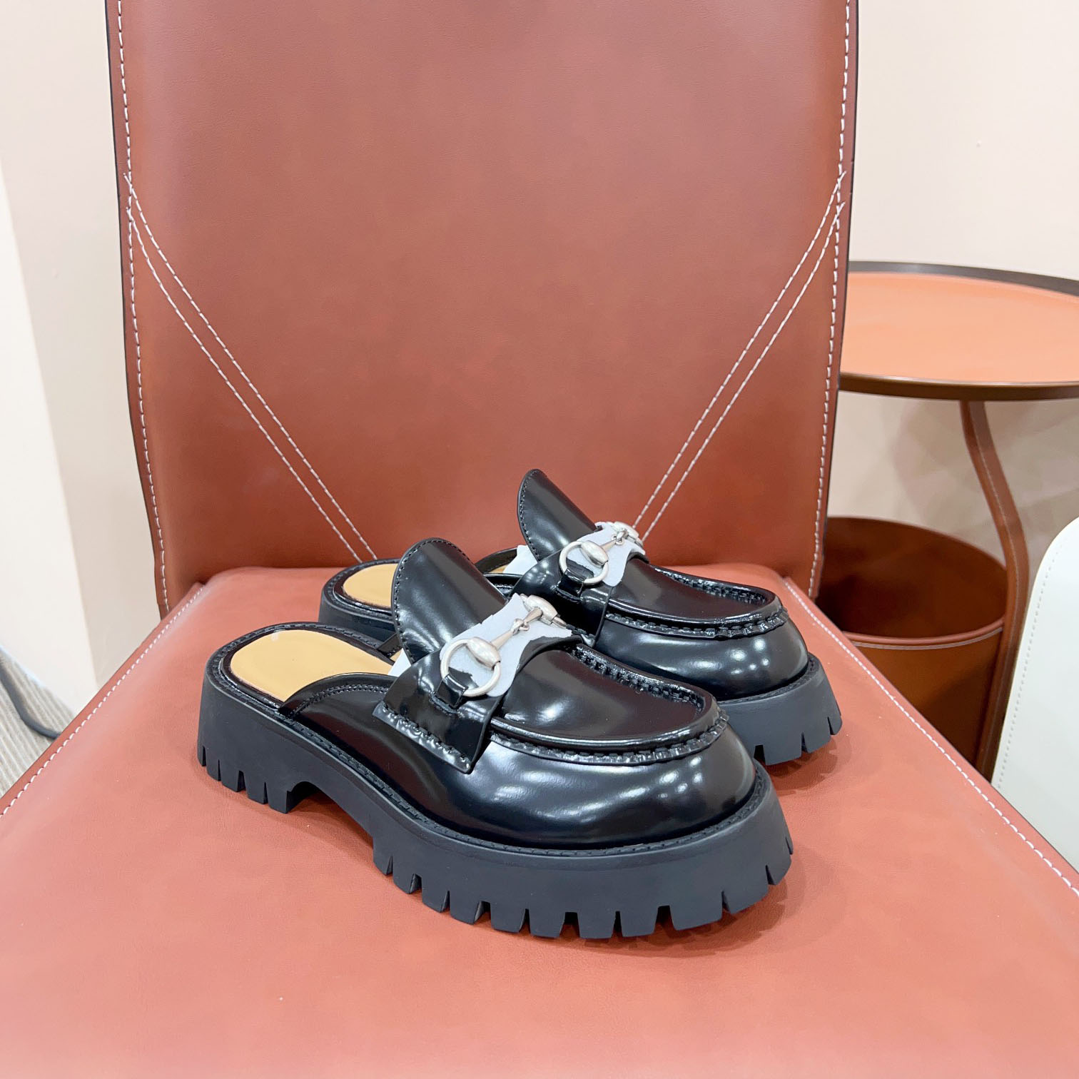 Gucci Women's Mule With Horsebit - DopestKickz