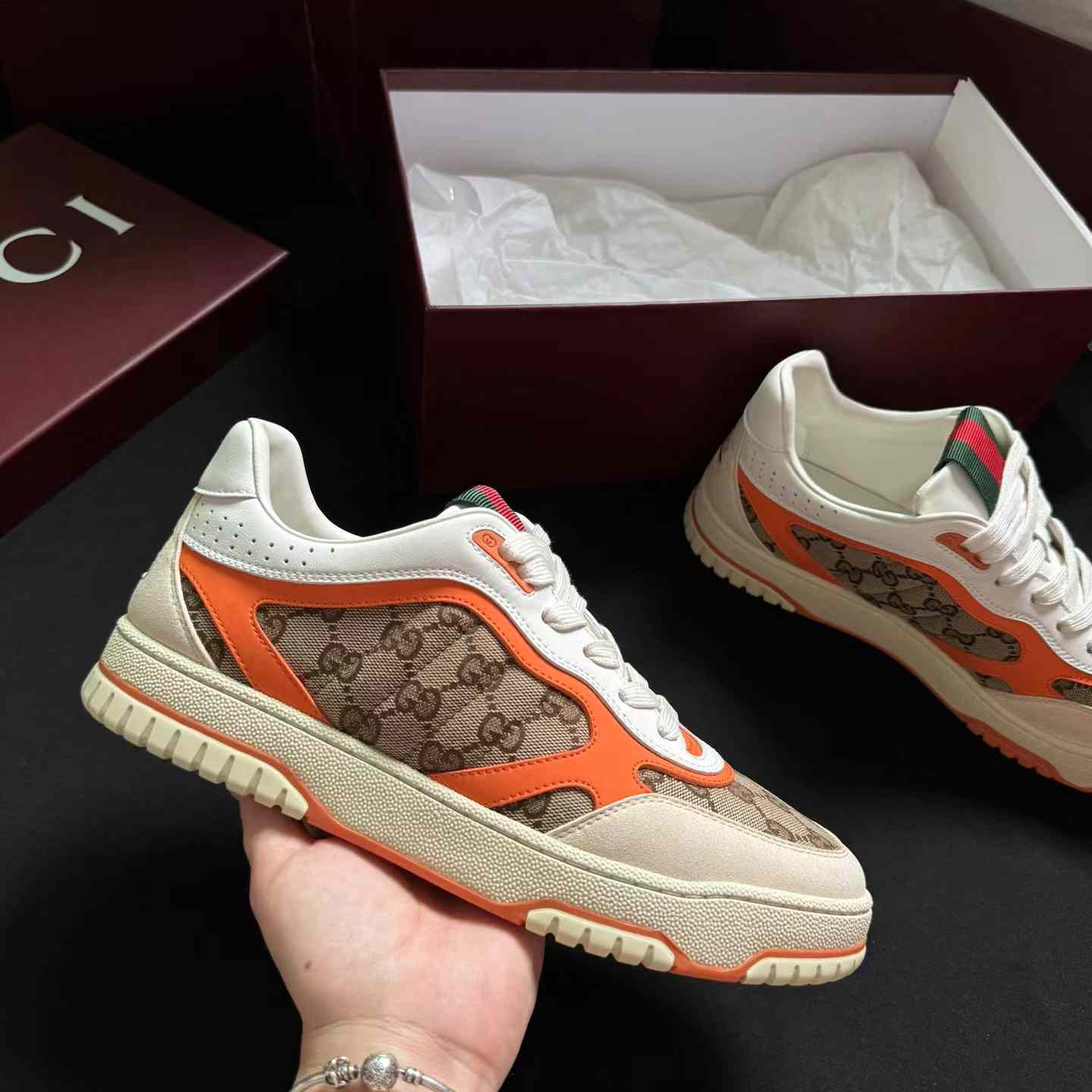 Gucci Re-Web Sneakers - DopestKickz
