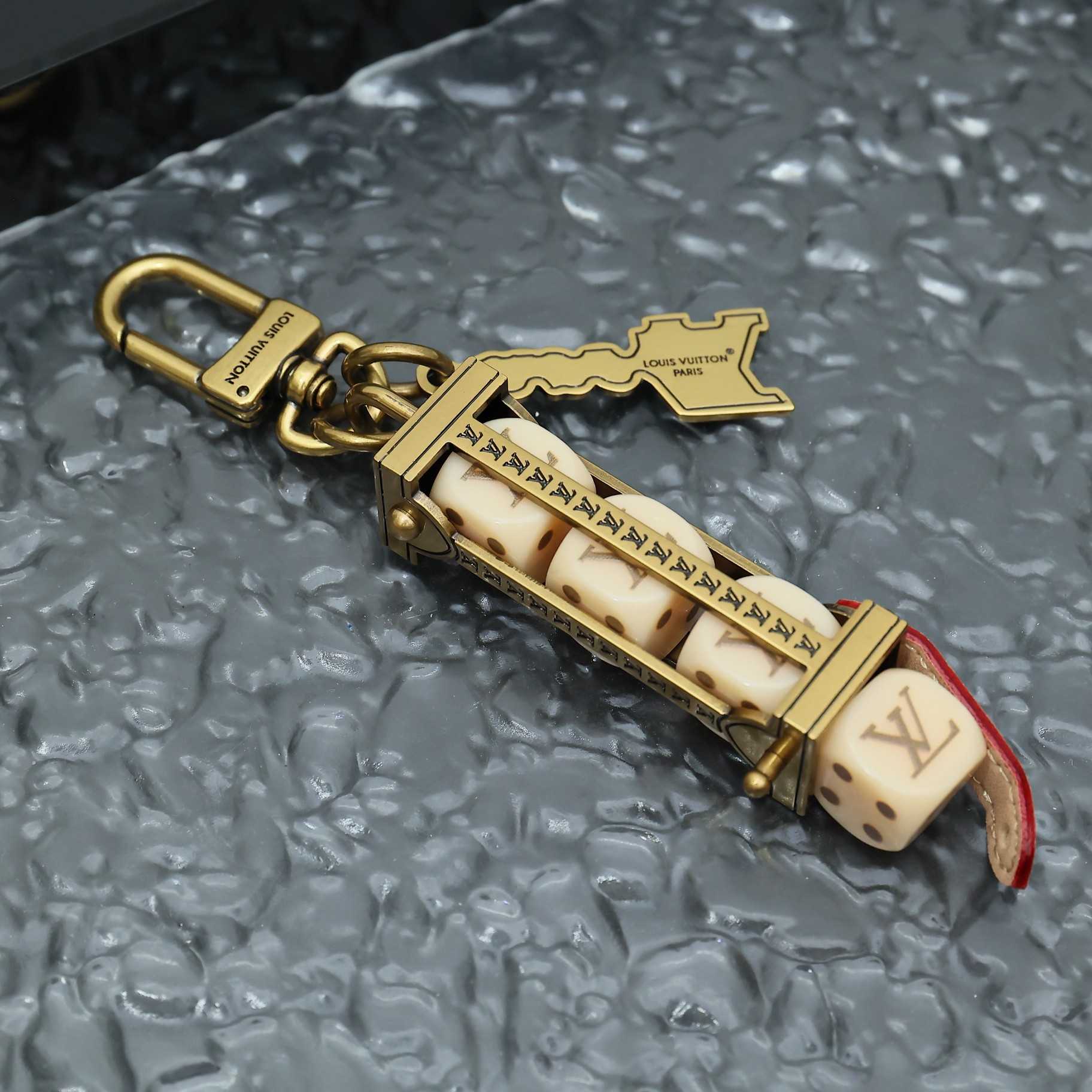 Louis Vuitton LV Lovers Dice Bag Charm & Key Holder  M01750 - DopestKickz
