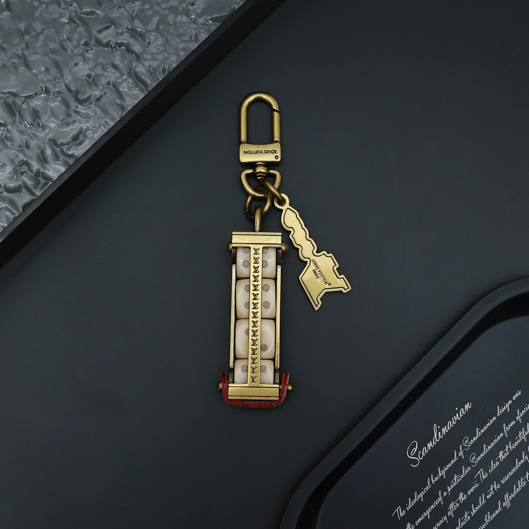 Louis Vuitton LV Lovers Dice Bag Charm & Key Holder  M01750 - DopestKickz