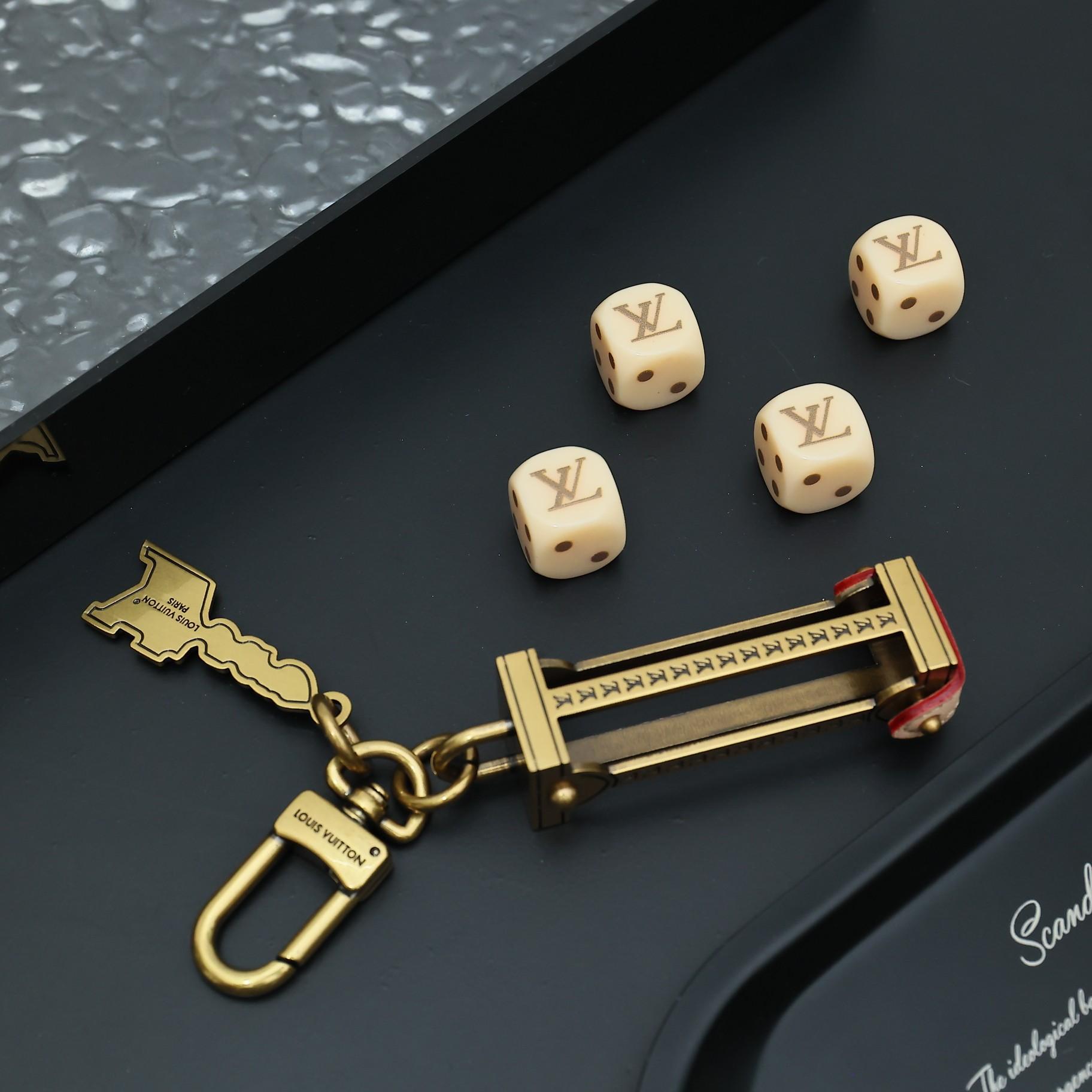 Louis Vuitton LV Lovers Dice Bag Charm & Key Holder  M01750 - DopestKickz