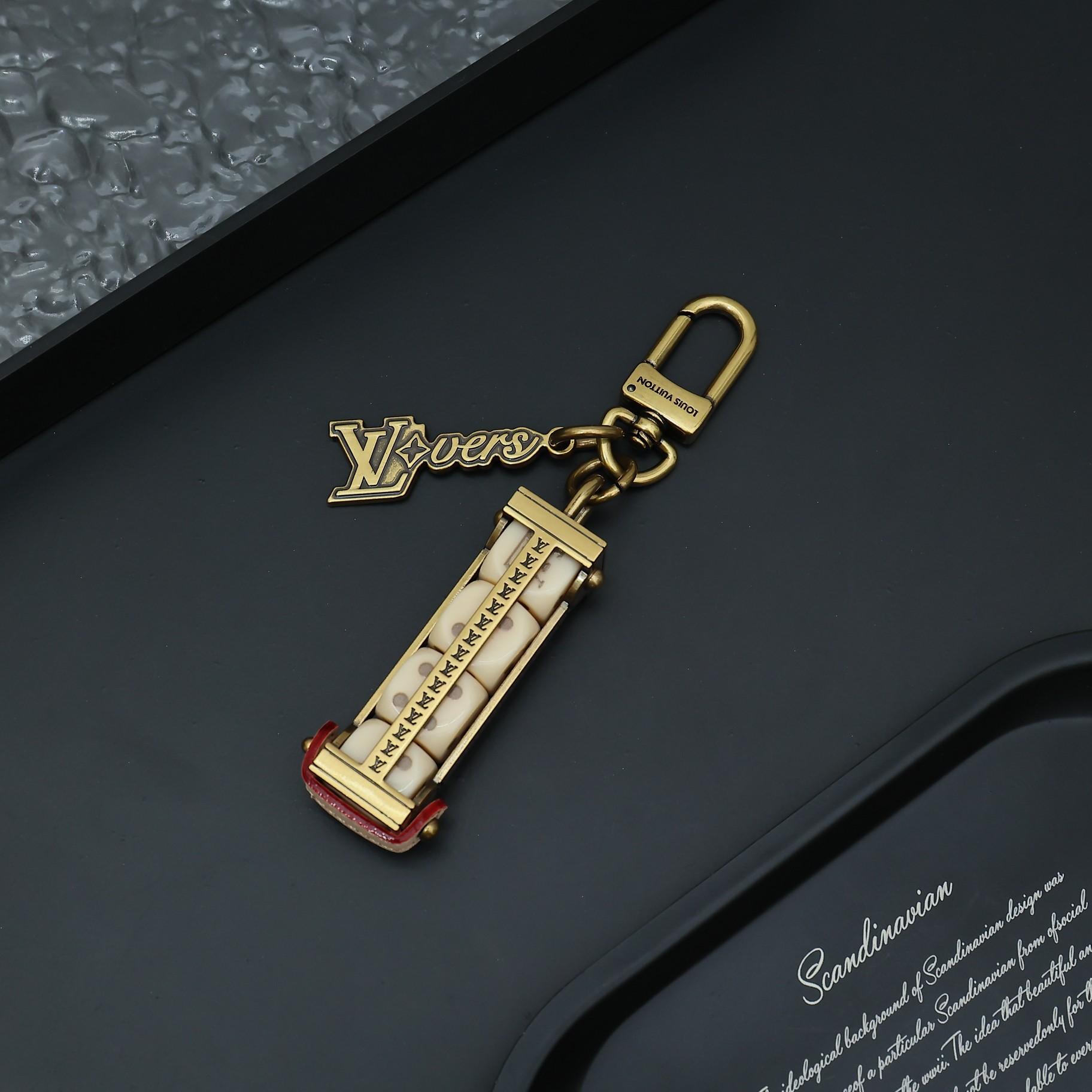 Louis Vuitton LV Lovers Dice Bag Charm & Key Holder  M01750 - DopestKickz