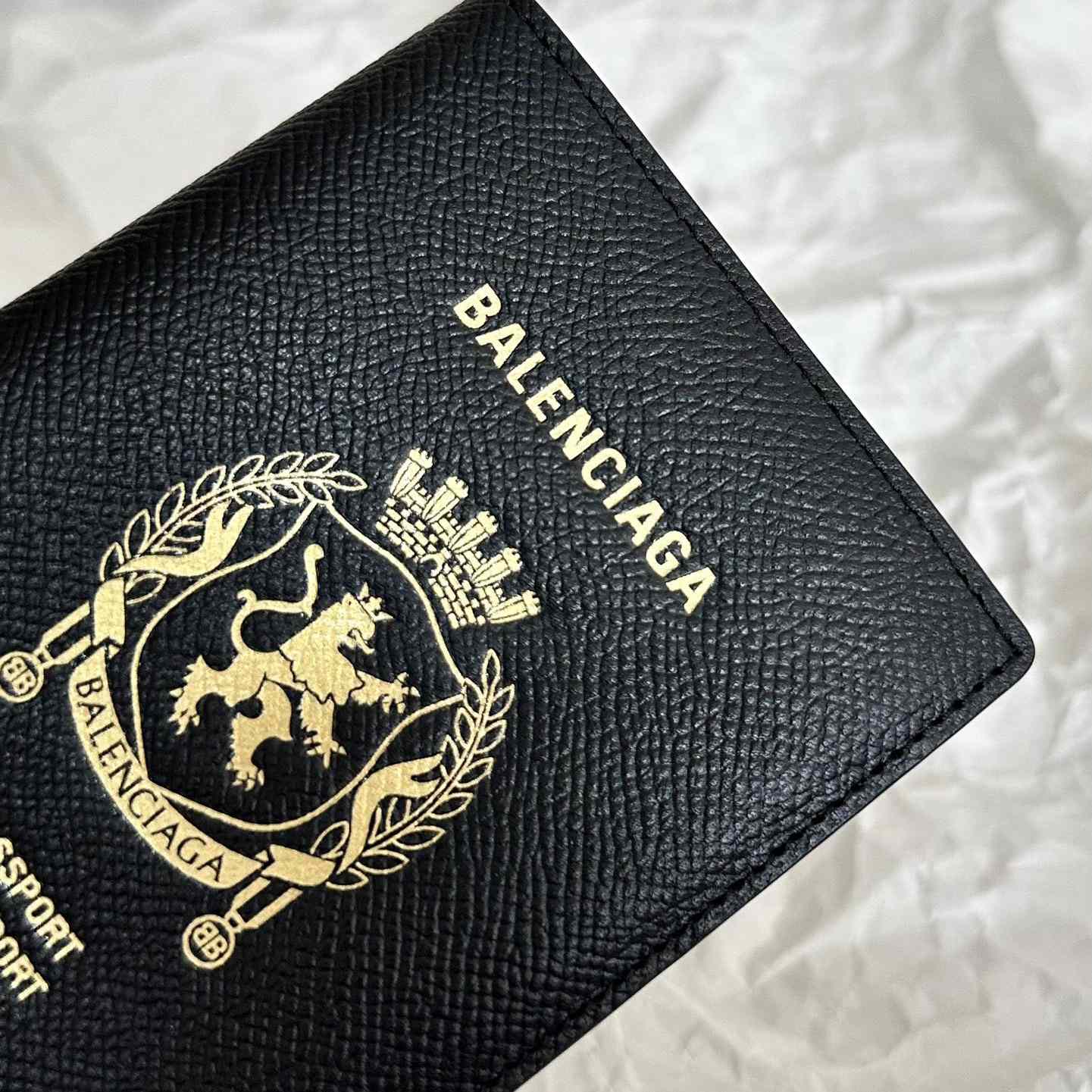 Balenciaga Passport Wallet  (14×10×1.5cm) - DopestKickz