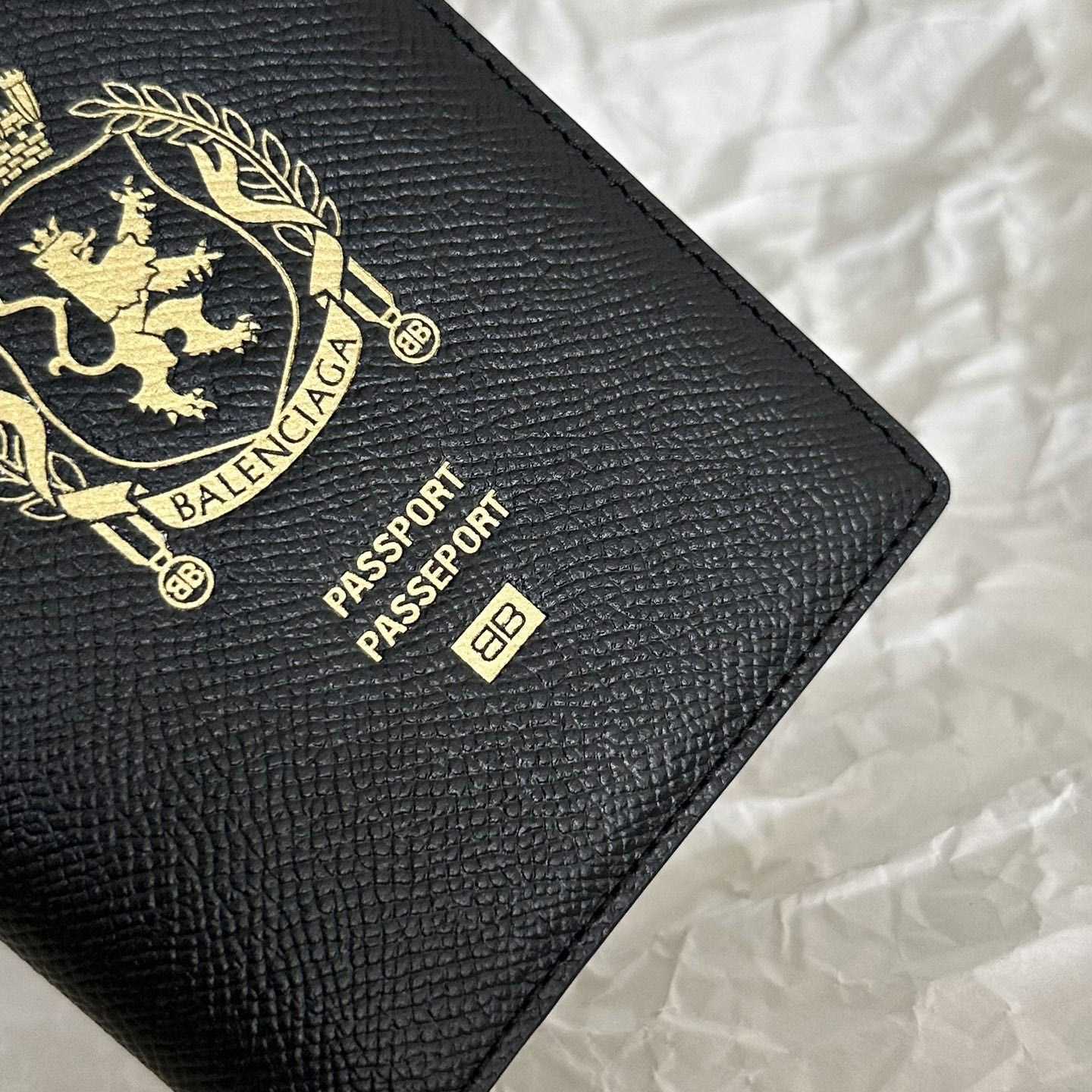Balenciaga Passport Wallet  (14×10×1.5cm) - DopestKickz