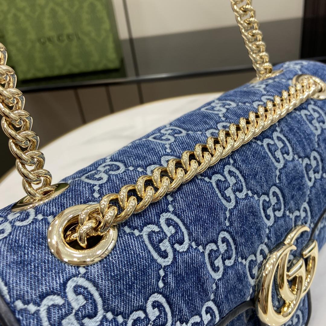 Gucci GG Marmont Small Shoulder Bag - DopestKickz