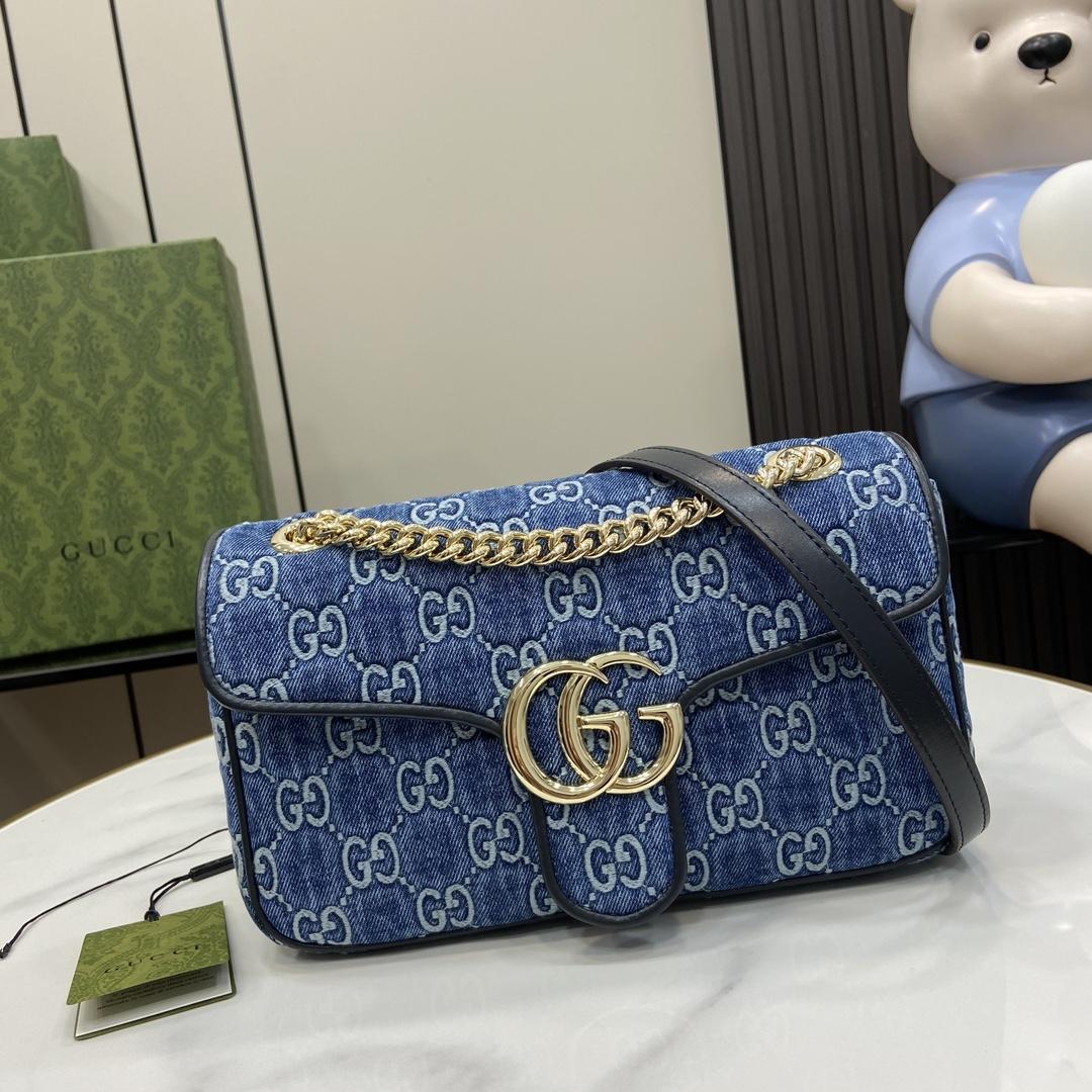 Gucci GG Marmont Small Shoulder Bag - DopestKickz
