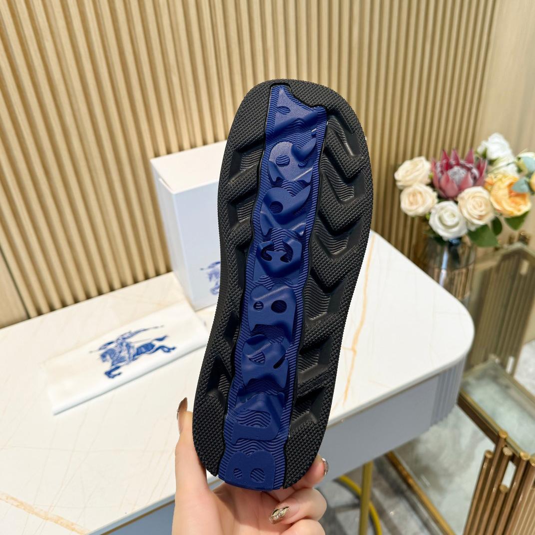 Burberry Leather Box Sneakers - DopestKickz