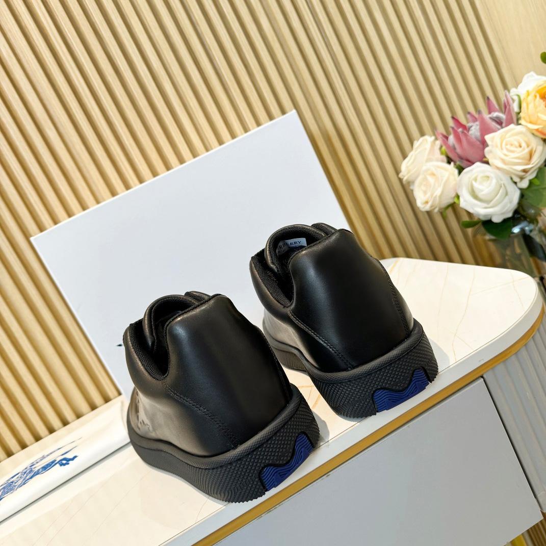 Burberry Leather Box Sneakers - DopestKickz