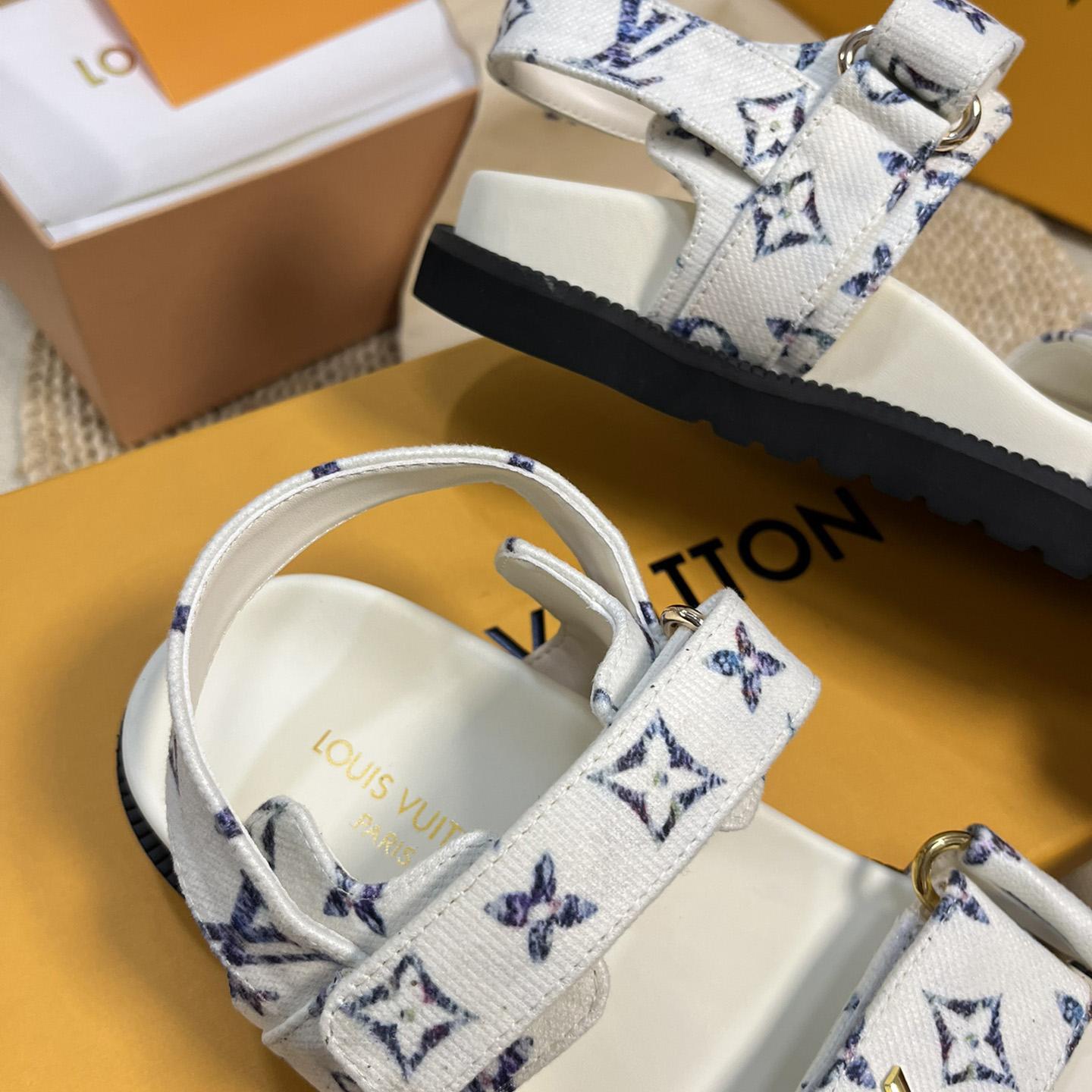 Louis Vuitton LV Sunset Comfort Flat Sandal    - DopestKickz