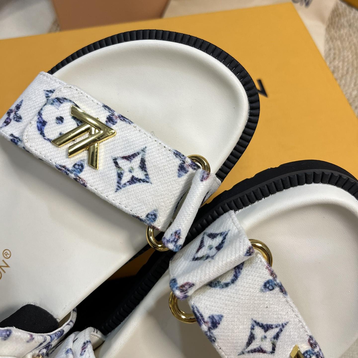 Louis Vuitton LV Sunset Comfort Flat Sandal    - DopestKickz