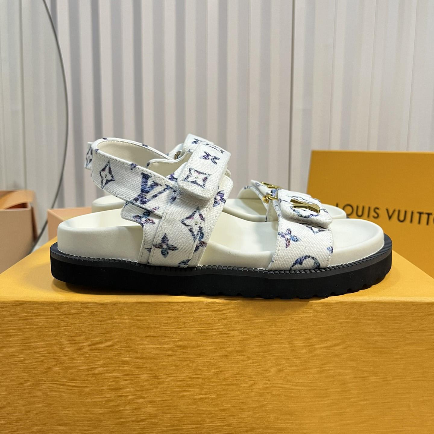 Louis Vuitton LV Sunset Comfort Flat Sandal    - DopestKickz