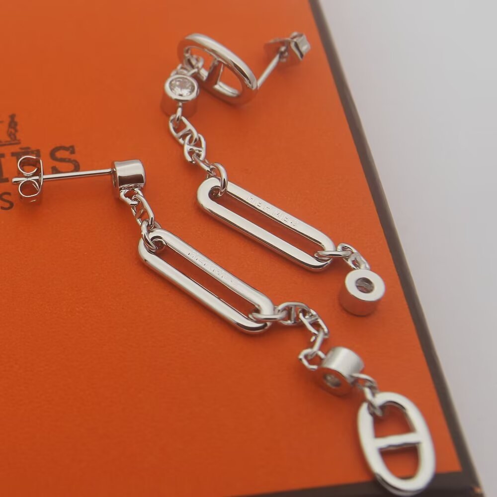 Hermes Chaine D'ancre Chaos Earrings - DopestKickz