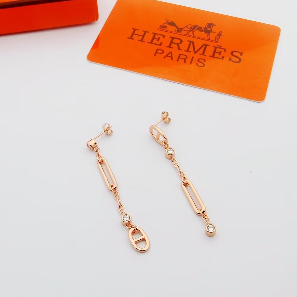 Hermes Chaine D'ancre Chaos Earrings - DopestKickz
