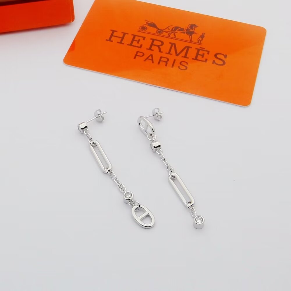 Hermes Chaine D'ancre Chaos Earrings - DopestKickz