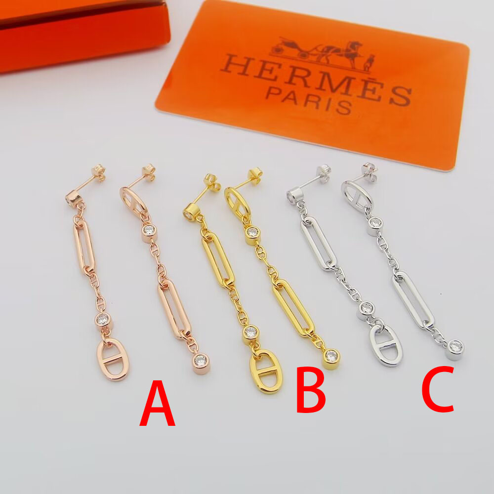 Hermes Chaine D'ancre Chaos Earrings - DopestKickz