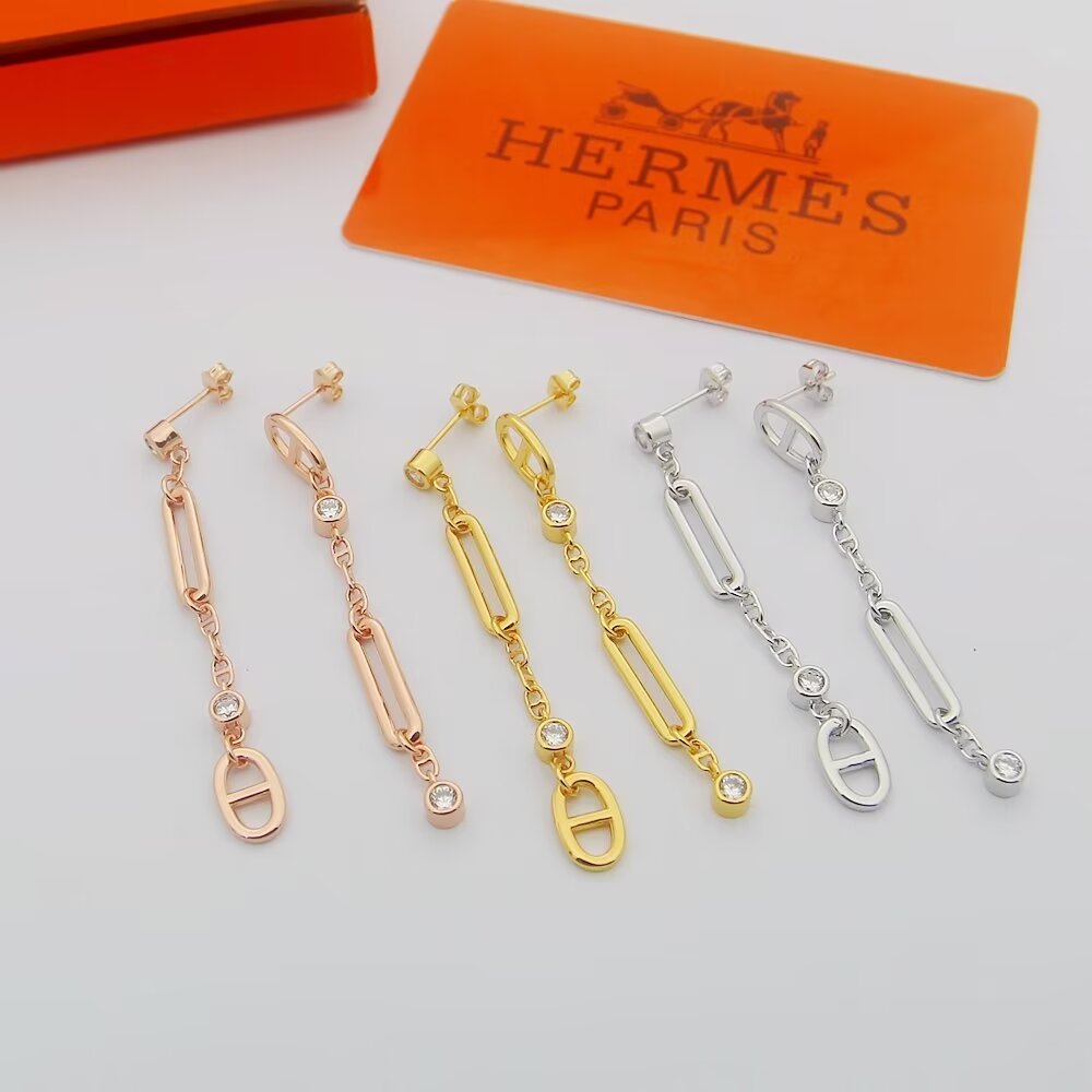 Hermes Chaine D'ancre Chaos Earrings - DopestKickz