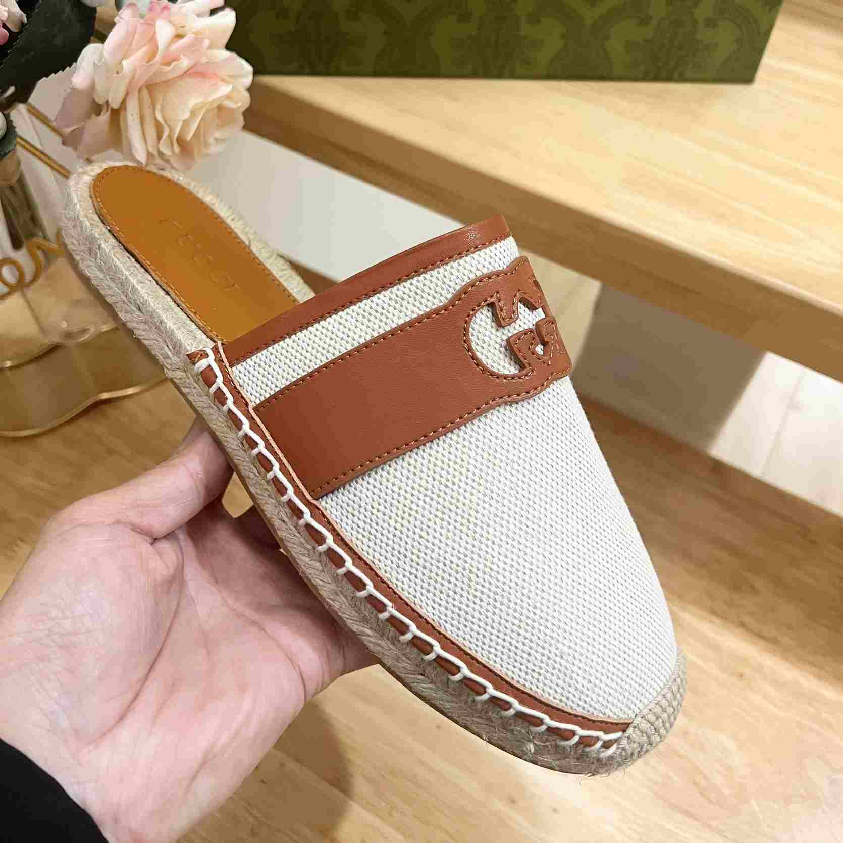 Gucci Interlocking G Slide Espadrille - DopestKickz