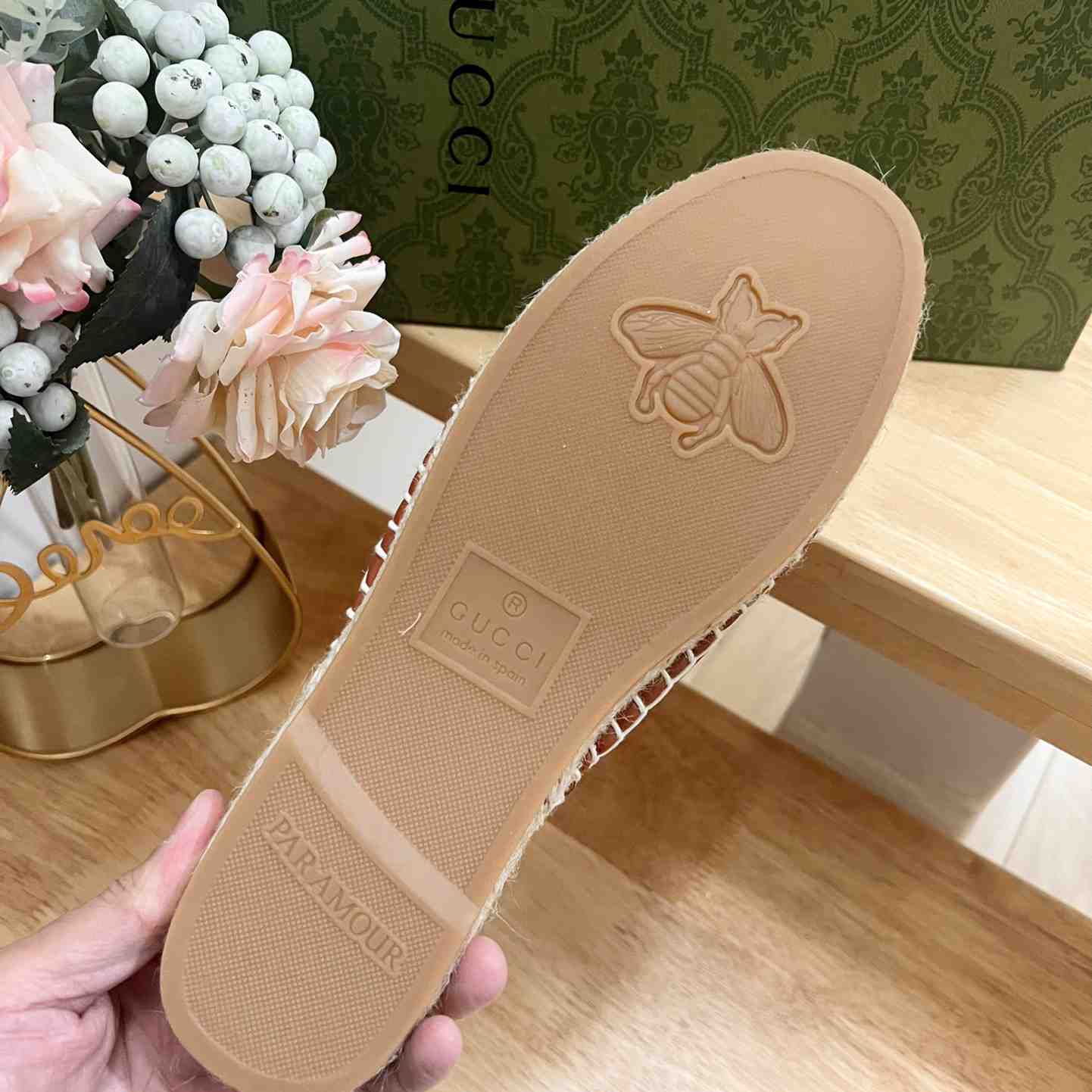 Gucci Interlocking G Slide Espadrille - DopestKickz