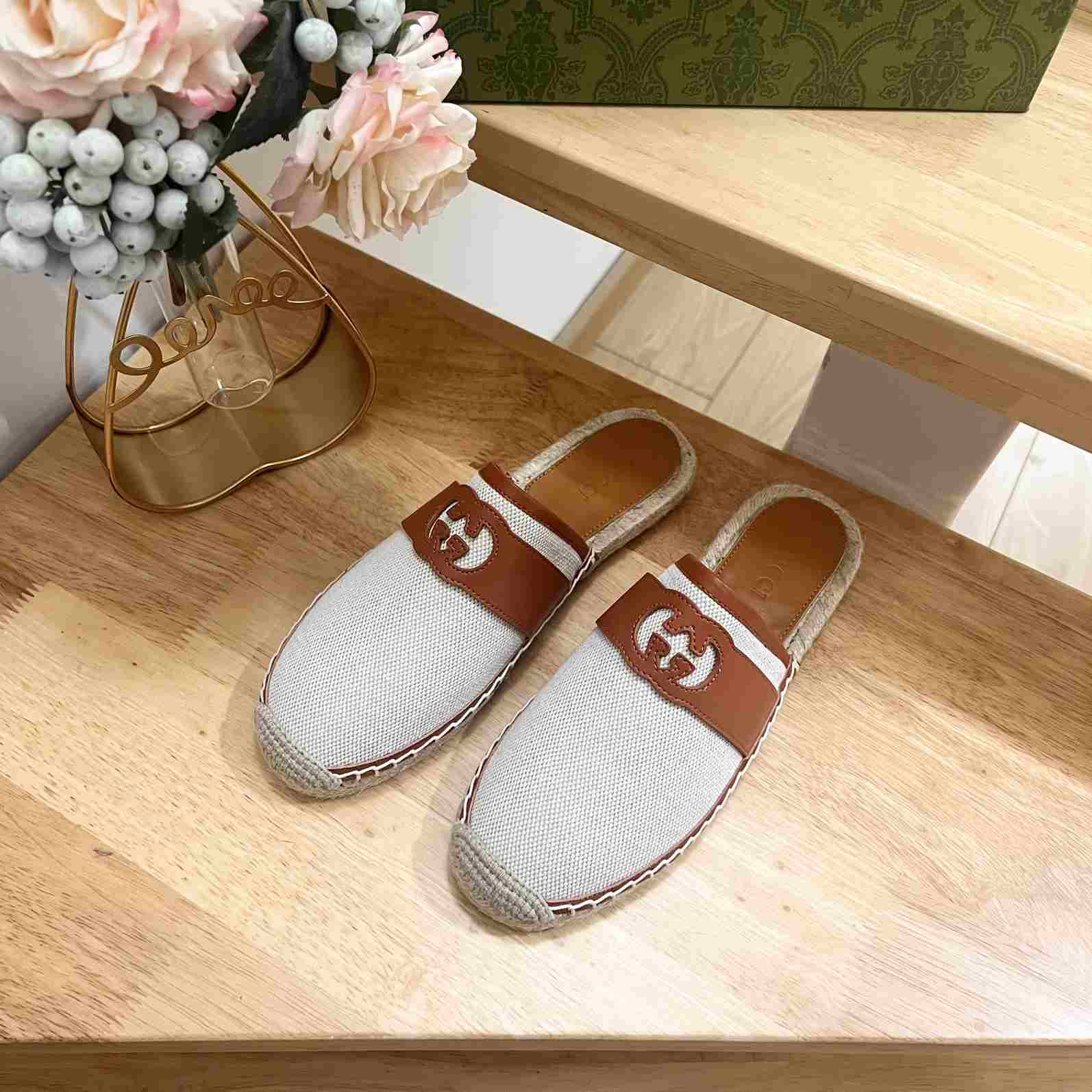 Gucci Interlocking G Slide Espadrille - DopestKickz