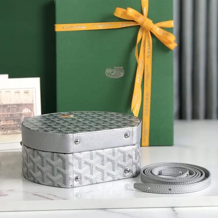 Goyard The Alto Hatbox Trunk Bag(18-16.5-7cm) - DopestKickz