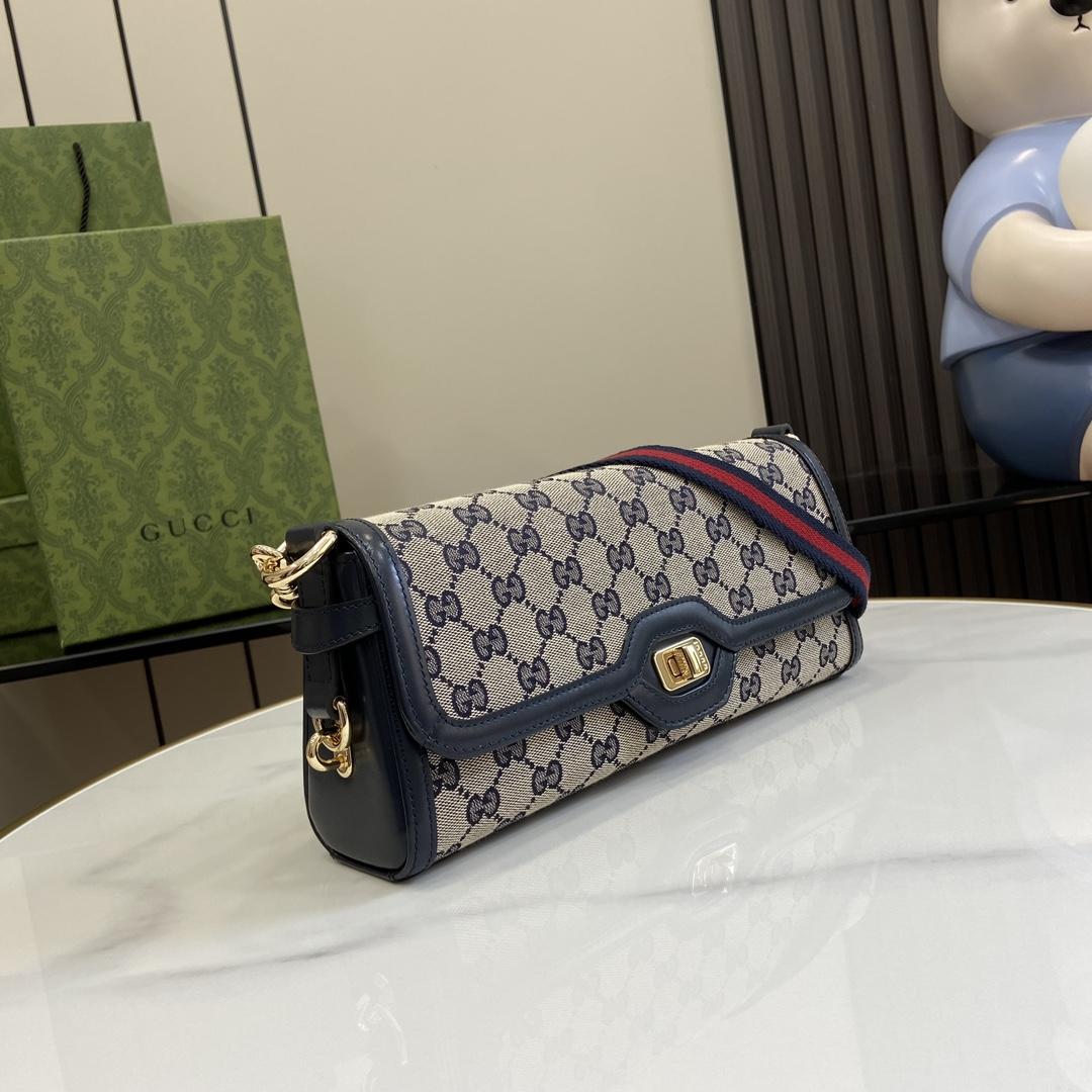 Gucci Luce Small Shoulder Bag - DopestKickz