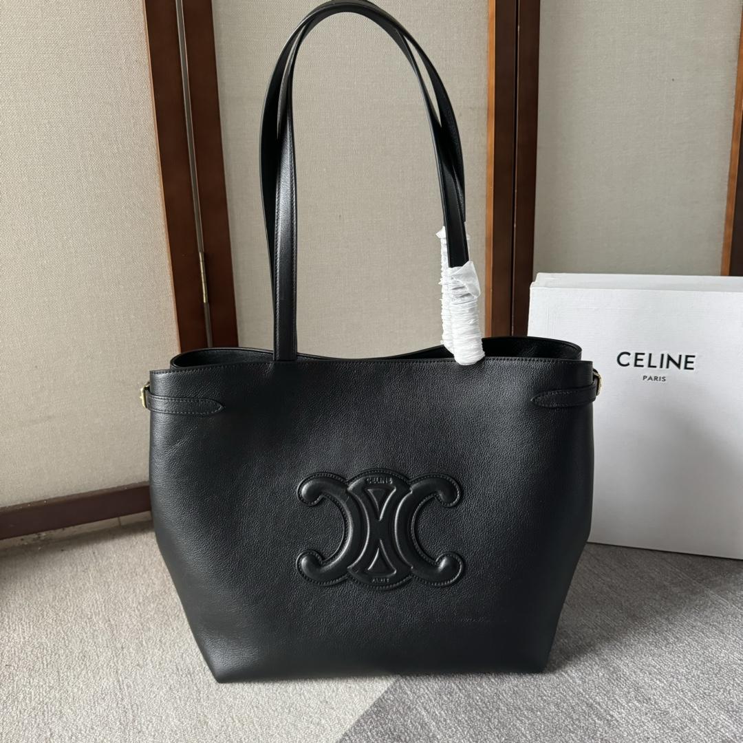 Celine Medium Cabas Anais Cuir Triomphe In Grained Calfskin - DopestKickz