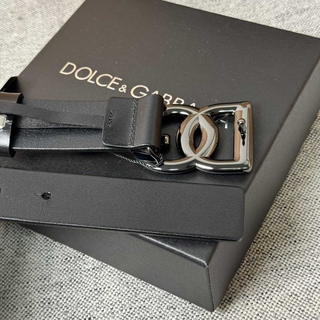 Dolce & Gabbana DG Logo-buckle Leather Belt   35mm - DopestKickz