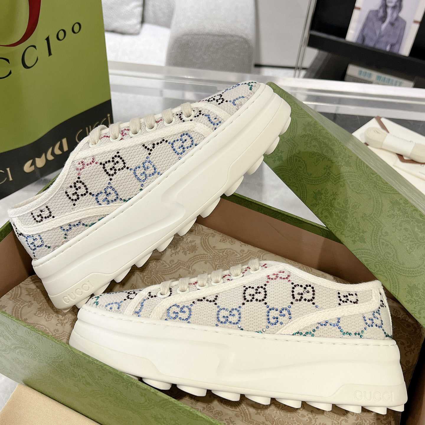 Gucci Women's GG Trainer  - DopestKickz