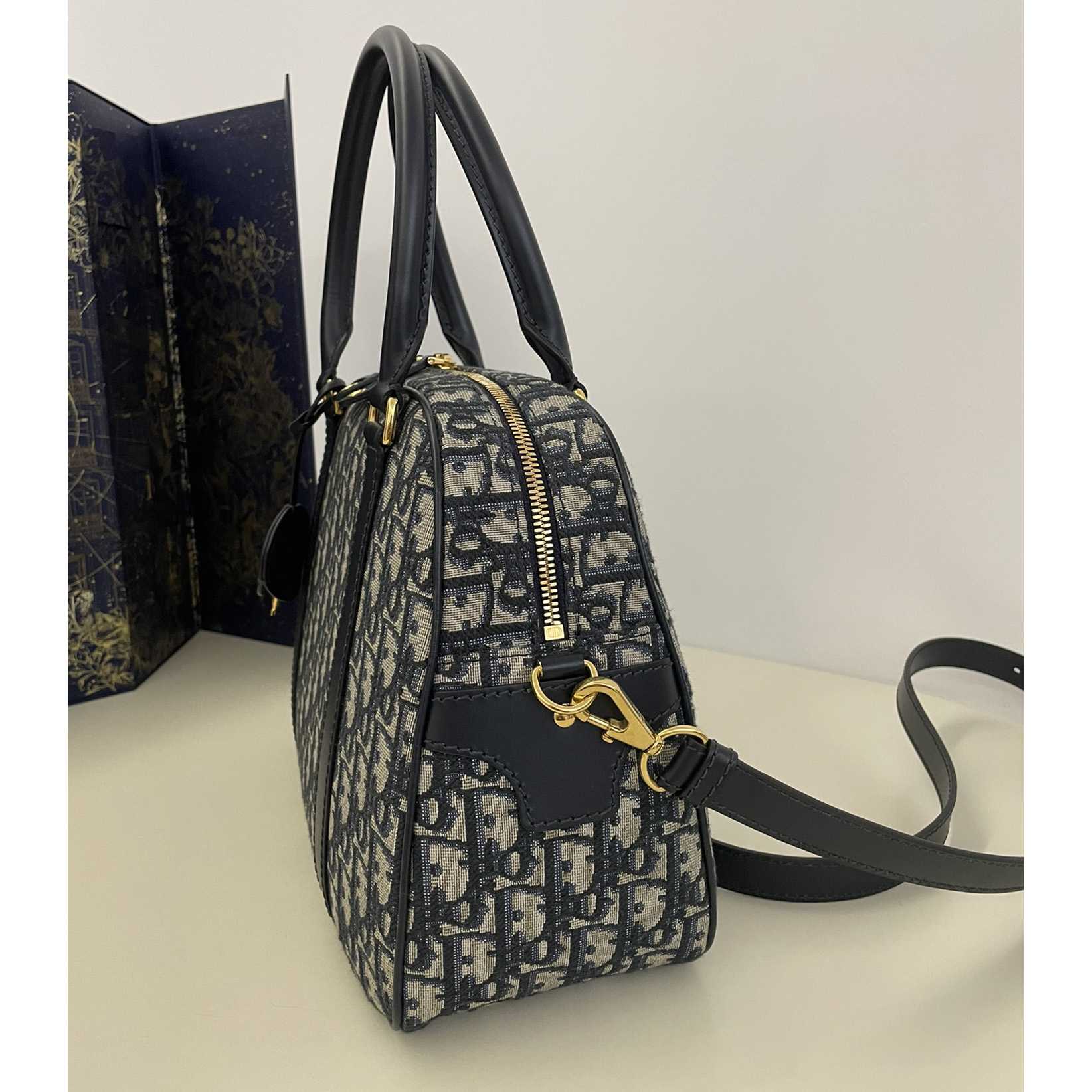 Dior Medium D-Vibe Bowling Bag - DopestKickz