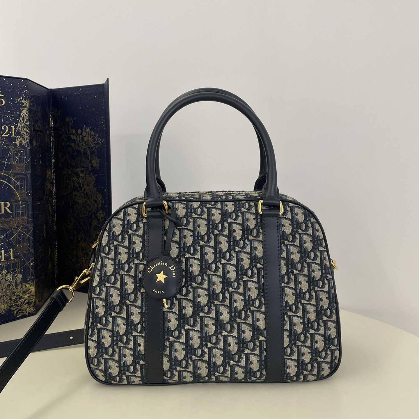 Dior Medium D-Vibe Bowling Bag - DopestKickz