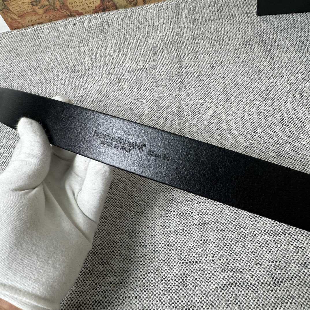 Dolce & Gabbana DG Logo-buckle Leather Belt   35mm - DopestKickz