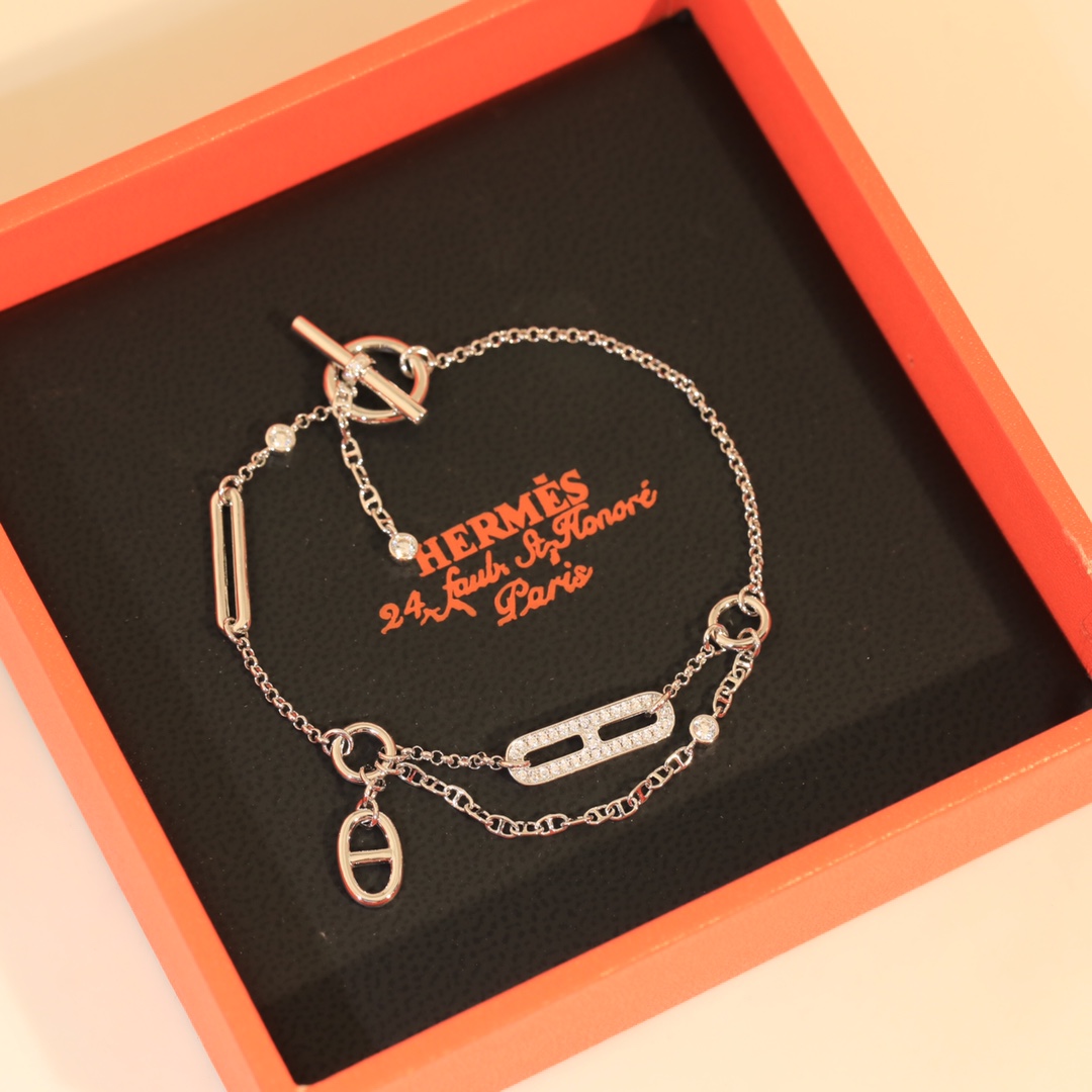 Hermes Chaine d'ancre Chaos Bracelet - DopestKickz