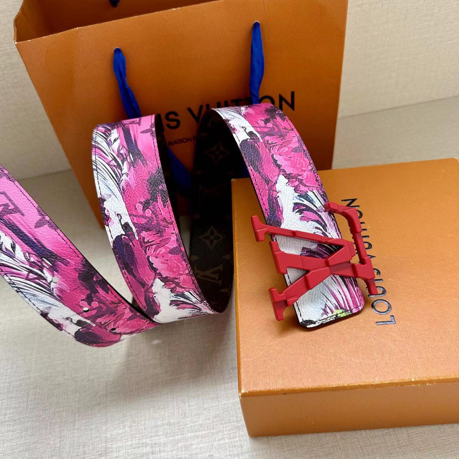 Louis Vuitton LV Tag 40mm Reversible Belt - DopestKickz