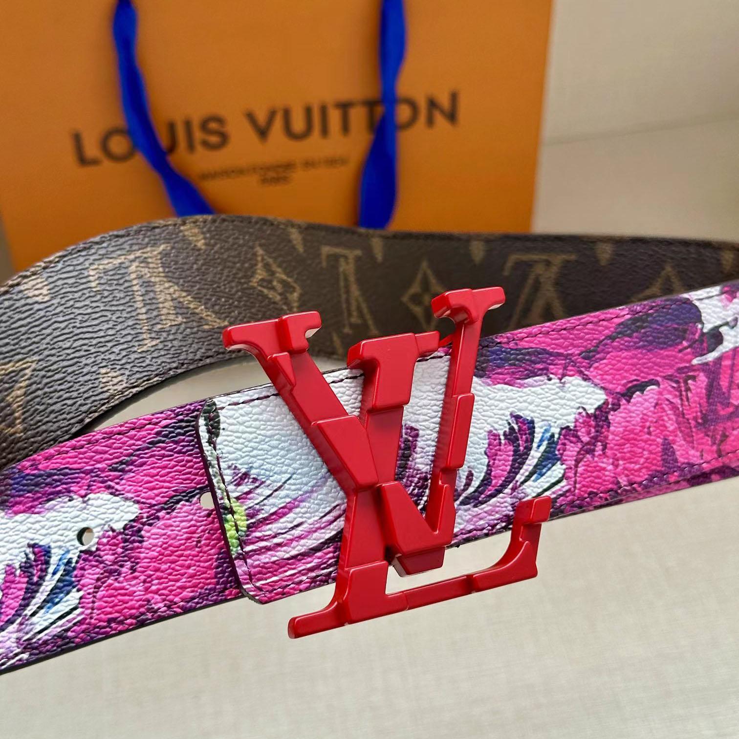 Louis Vuitton LV Tag 40mm Reversible Belt - DopestKickz