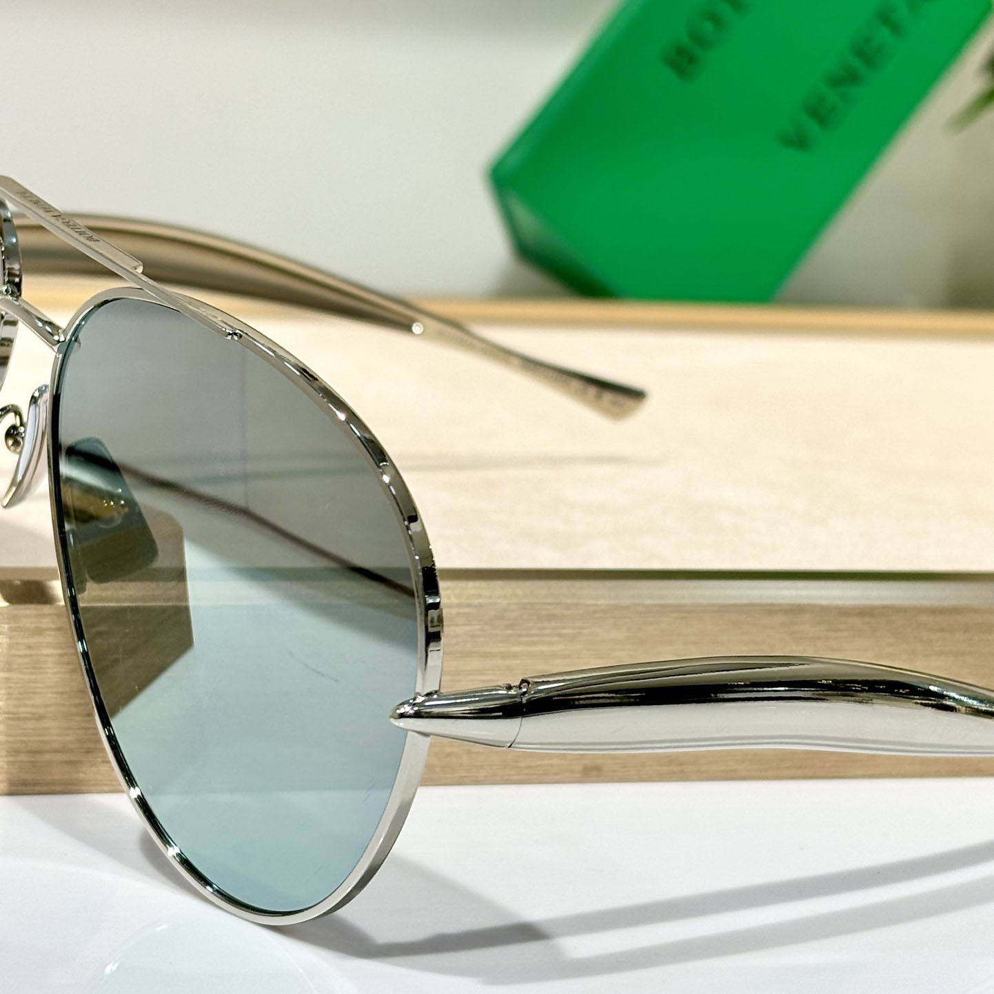 Bottega Veneta Sardine Aviator Sunglasses   BV1305S - DopestKickz