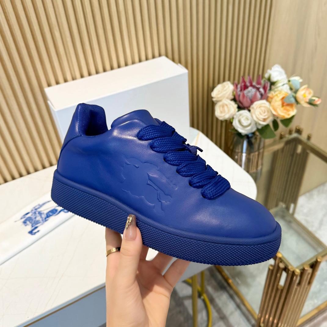 Burberry Leather Box Sneakers - DopestKickz