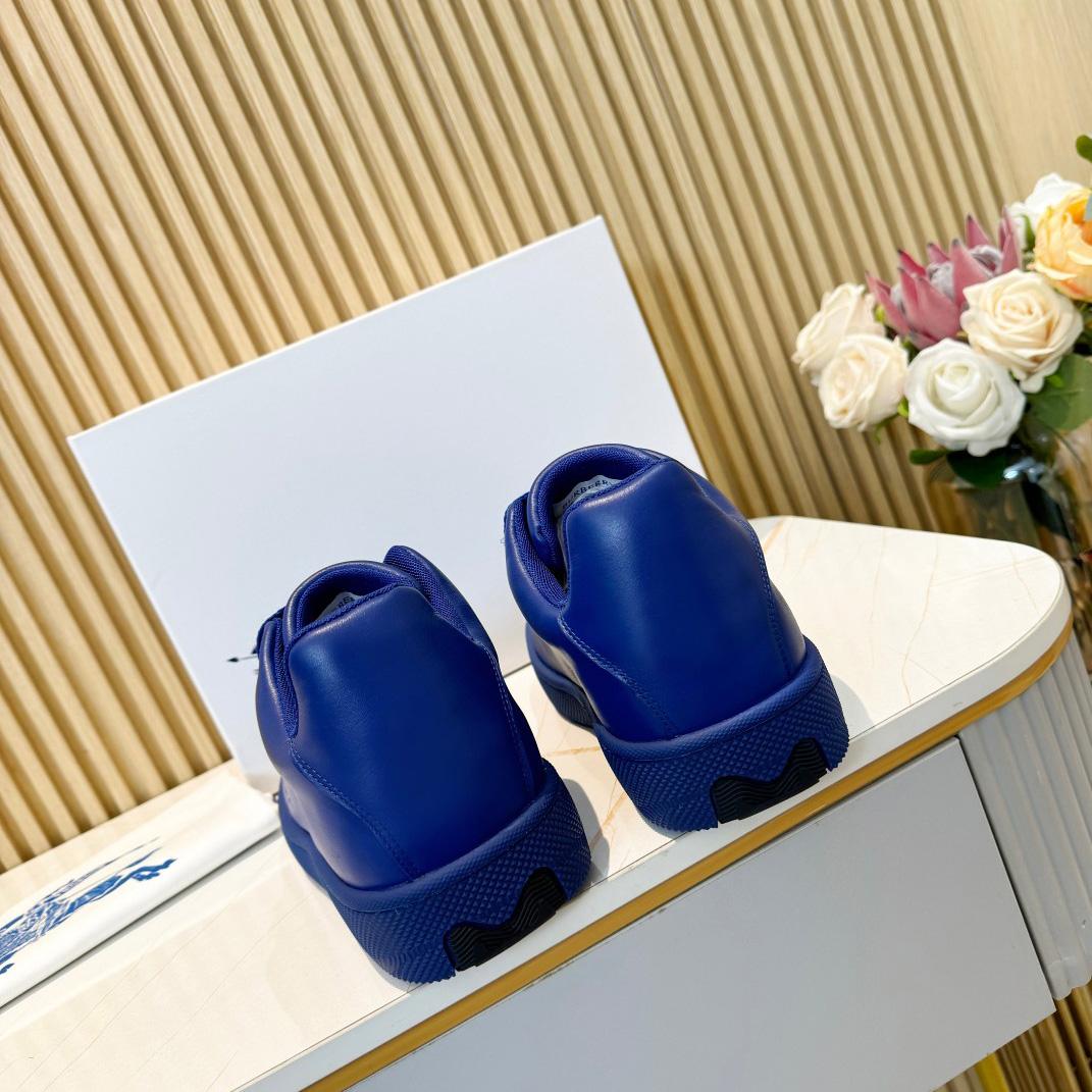 Burberry Leather Box Sneakers - DopestKickz