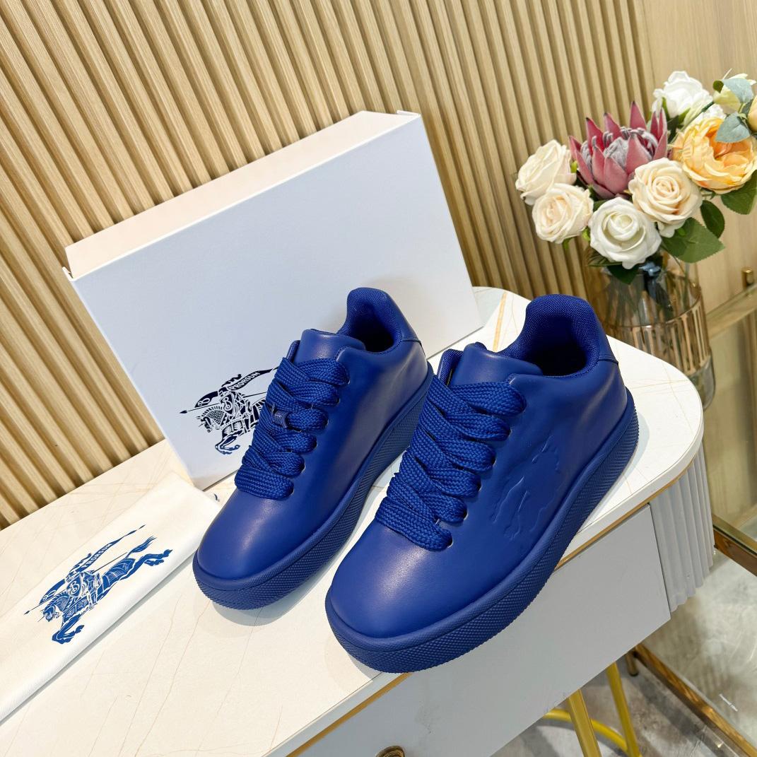 Burberry Leather Box Sneakers - DopestKickz