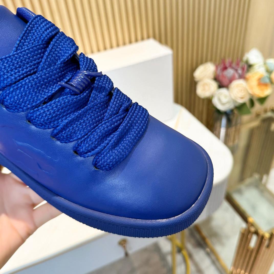 Burberry Leather Box Sneakers - DopestKickz