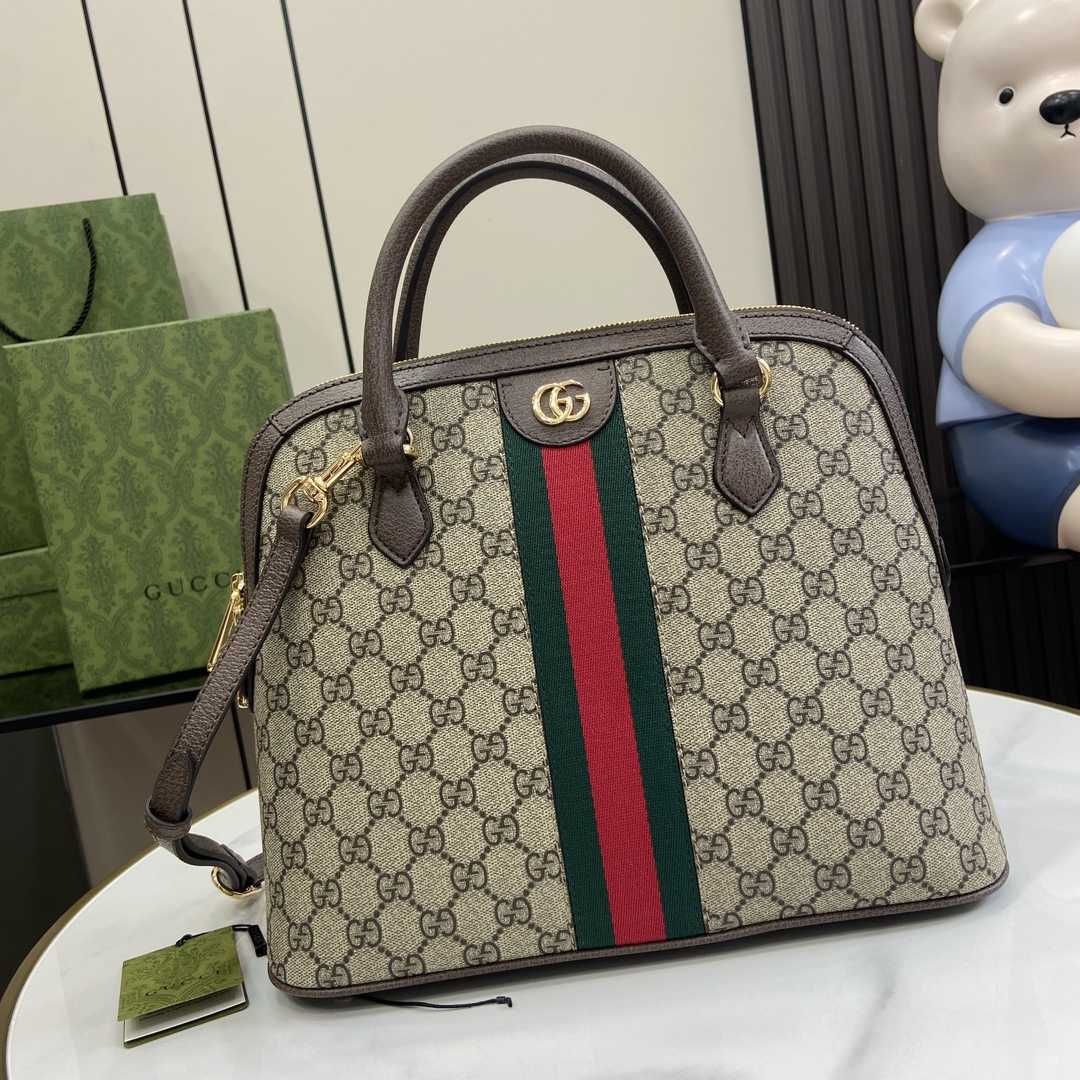 Gucci Ophidia Medium Top Handle Bag - DopestKickz