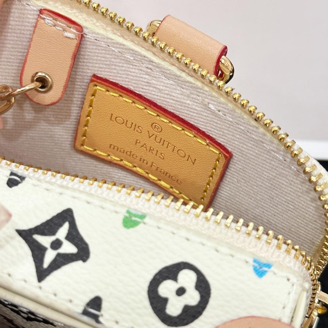 Louis Vuitton Monogram Craggy Trunk Key Holder and Bag Charm    - DopestKickz