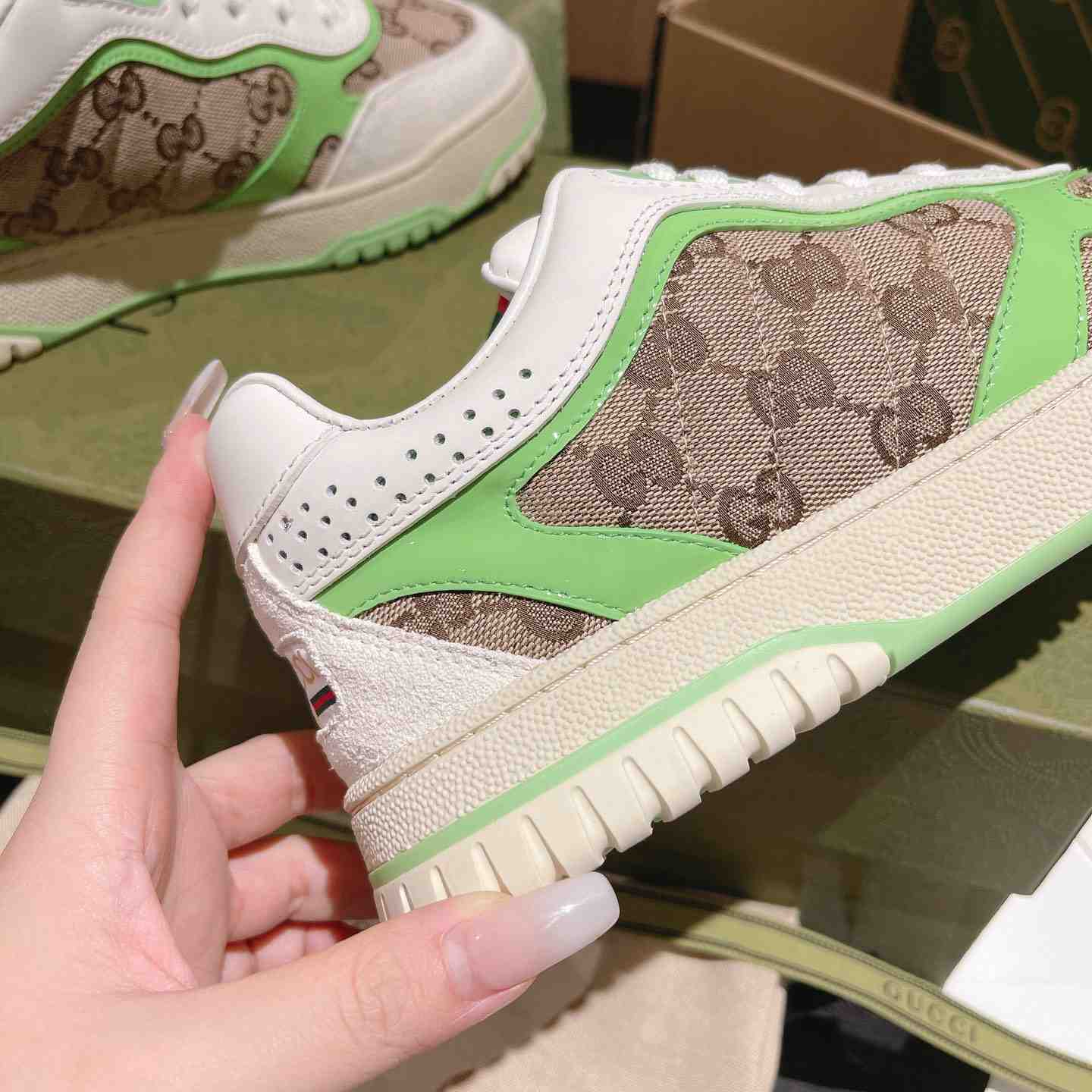 Gucci Re-Web Sneakers - DopestKickz